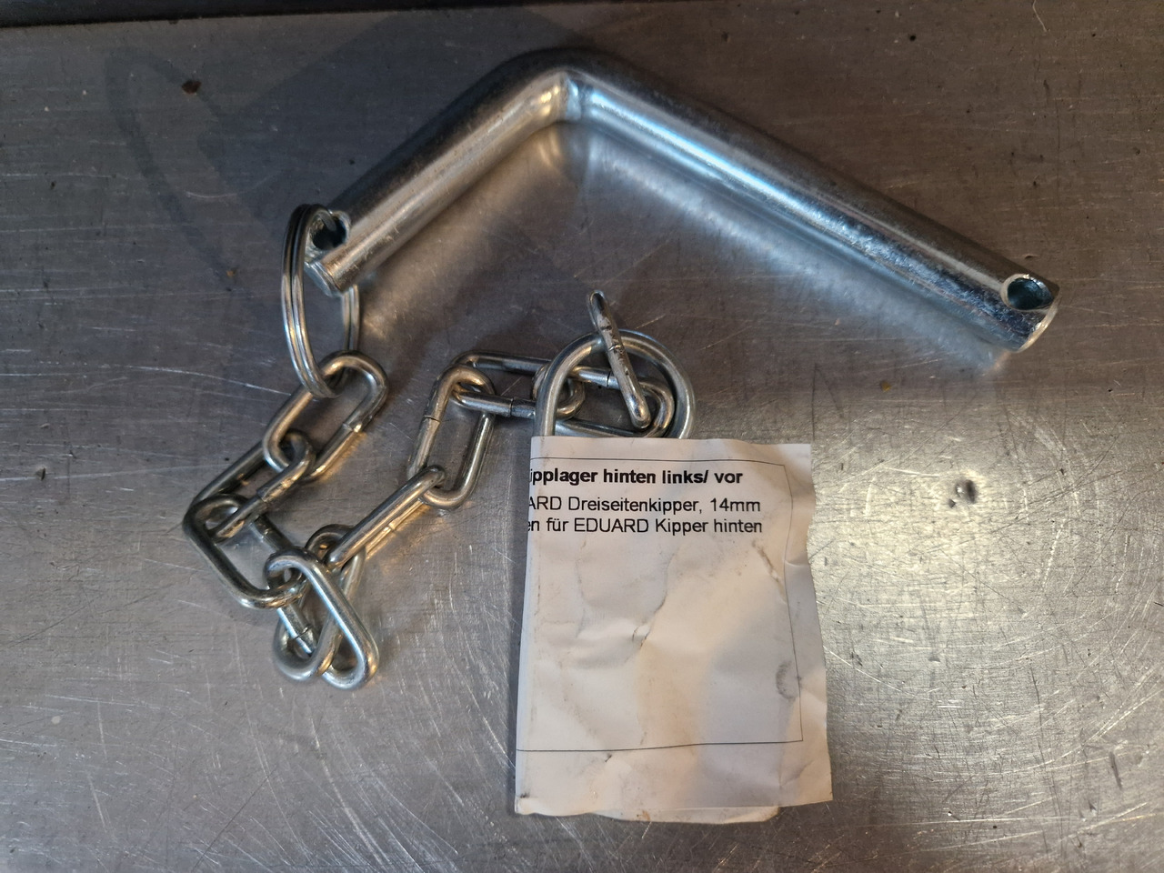 Steckbolzen 14mm für EDUARD Kipplager hinten links/ vorne rechts - Tipper trailer: picture 4 Steckbolzen 14mm für EDUARD Kipplager hinten links/ vorne rechts - Tipper trailer: picture 4