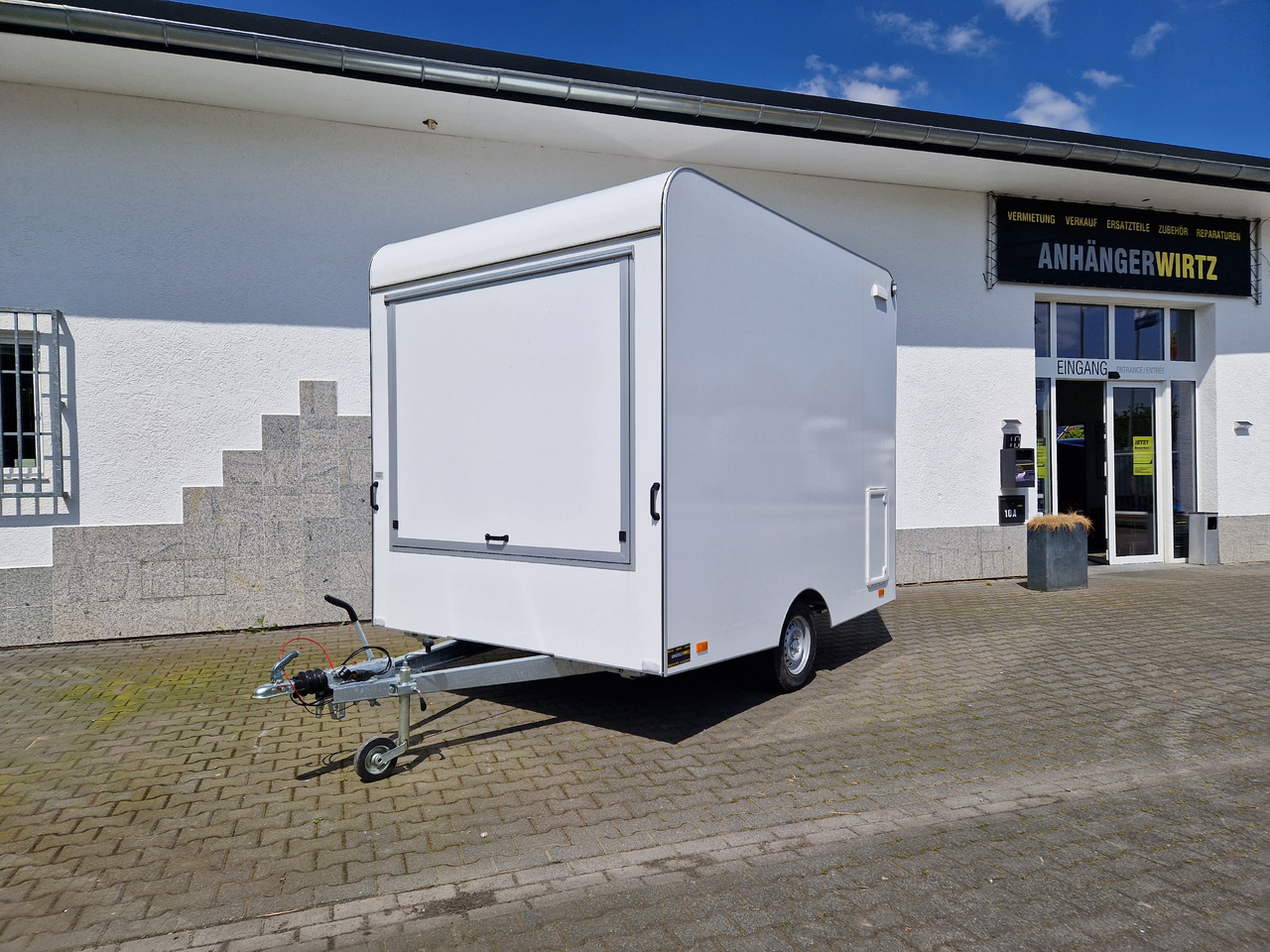 Verkaufsanhänger VK 300 220 aero retro 300x220x230cm 2 Verkaufsklappen rechts & vorn Hecktür 1300kg - Vending trailer: picture 4 Verkaufsanhänger VK 300 220 aero retro 300x220x230cm 2 Verkaufsklappen rechts & vorn Hecktür 1300kg - Vending trailer: picture 4