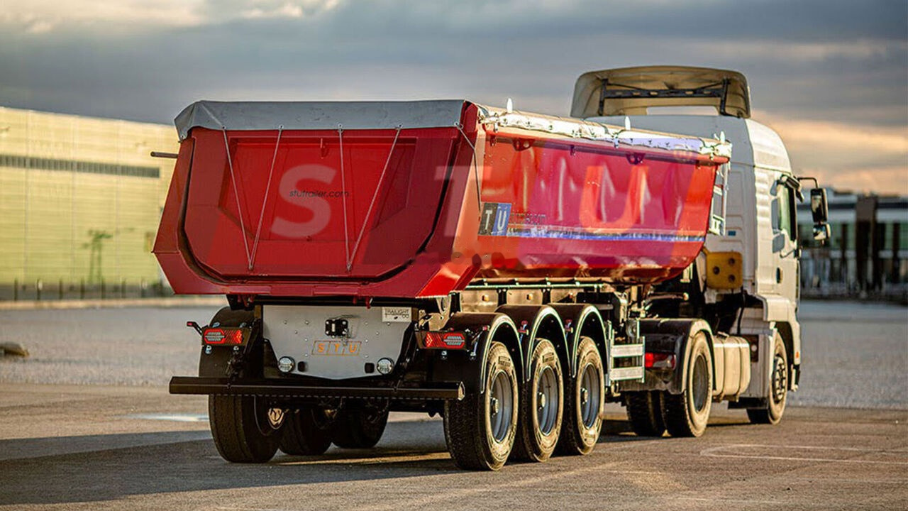 STU 3 Axle Tipper Trailer / Pool Type - Tipper semi-trailer: picture 1 STU 3 Axle Tipper Trailer / Pool Type - Tipper semi-trailer: picture 1