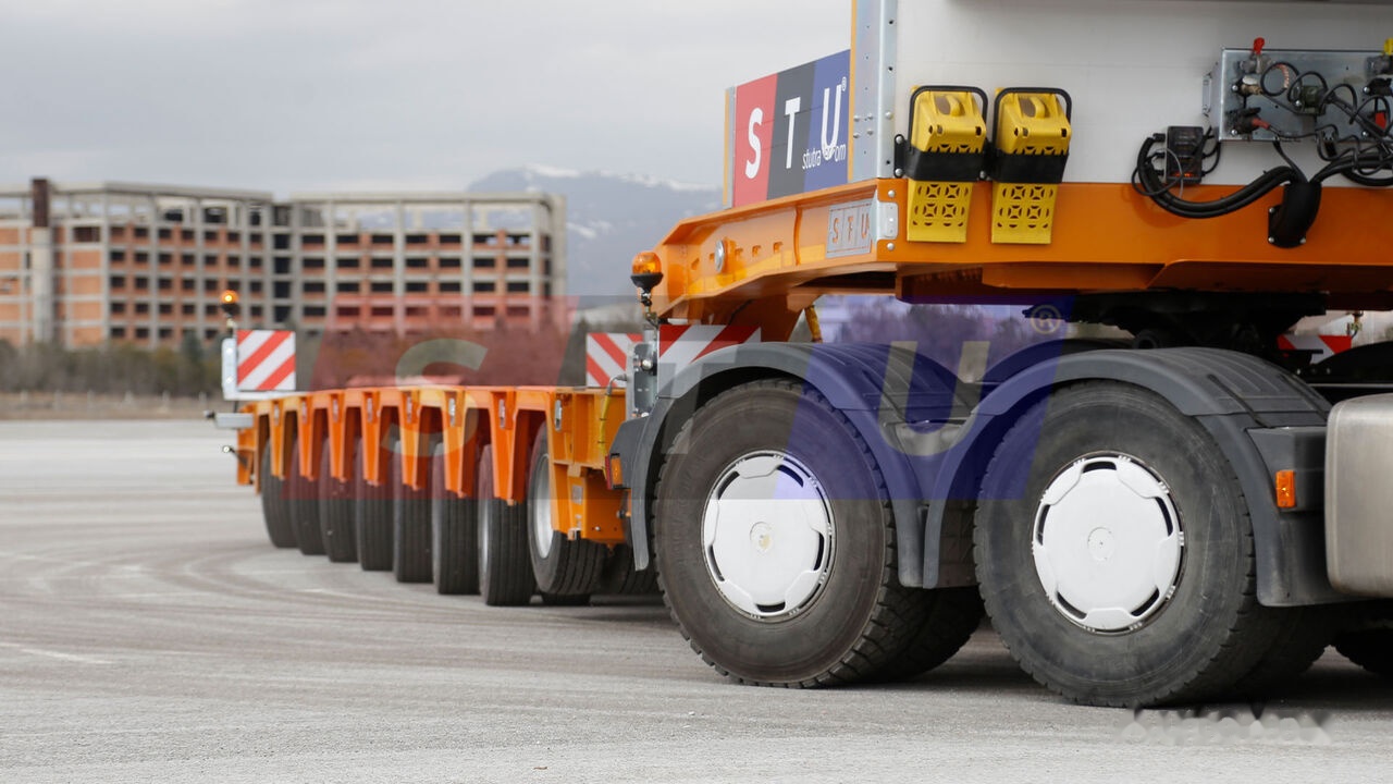 New Low loader semi-trailer STU 8 AXLE LOWBED- HYDRAULIC STEERING AXLES / 8 ESSİEUX SURBAISSES-E: picture 9