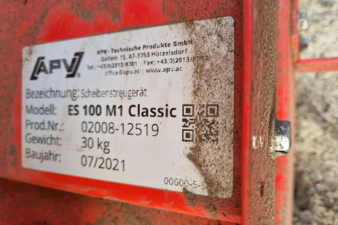 APV ES 100 - Fertilizer spreader: picture 5 APV ES 100 - Fertilizer spreader: picture 5