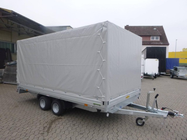 Humbaur HN 254118 Hochlader mit Hochplane 2,5 to. 4100 x 1850 x 350 mm - Car trailer: picture 1 Humbaur HN 254118 Hochlader mit Hochplane 2,5 to. 4100 x 1850 x 350 mm - Car trailer: picture 1