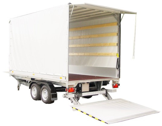 Humbaur Hebebühnenanhänger HT 35 42 22, 3,5 to. 4170 x 2175 x 2100 mm - Curtainsider trailer: picture 1 Humbaur Hebebühnenanhänger HT 35 42 22, 3,5 to. 4170 x 2175 x 2100 mm - Curtainsider trailer: picture 1