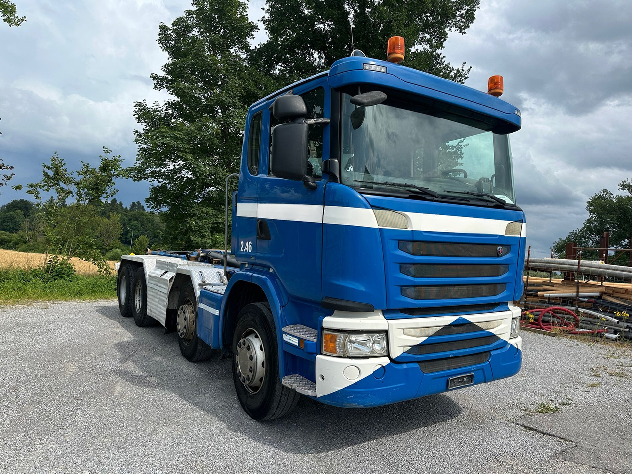 SCANIA G450 8x4 Abrollkipper - Hook lift truck: picture 3 SCANIA G450 8x4 Abrollkipper - Hook lift truck: picture 3