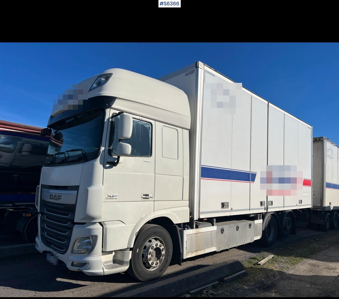 Box Truck DAF FAN XF510Z with NTM Box Trailer - Box truck: picture 1 Box Truck DAF FAN XF510Z with NTM Box Trailer - Box truck: picture 1