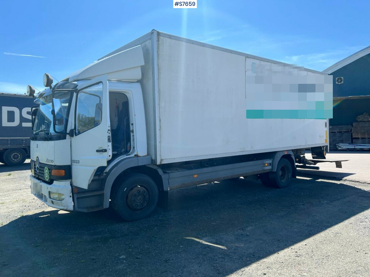 Box truck Box Truck Mercedes Benz Atego 1223, See videos: picture 1