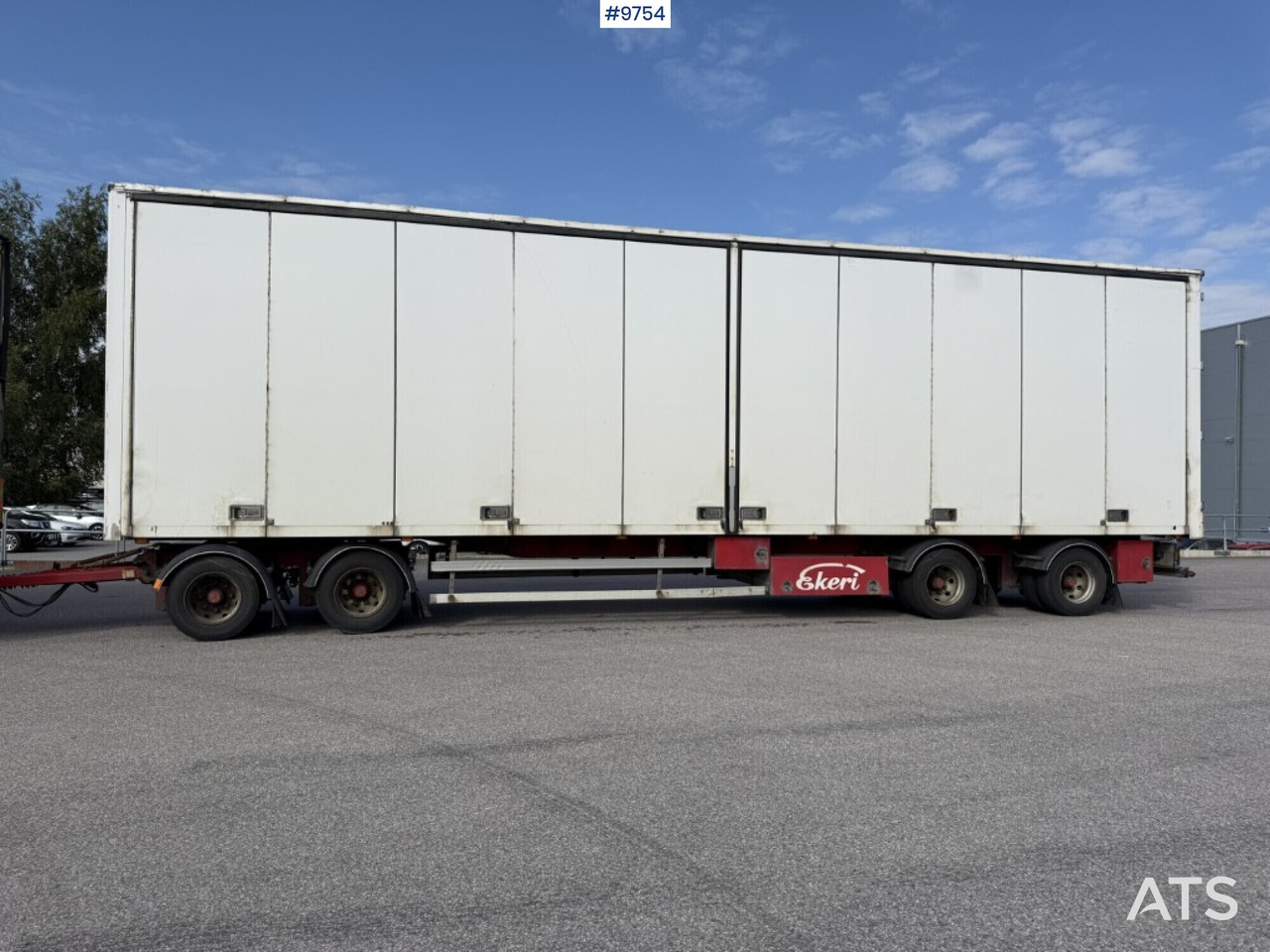 Box truck Box Truck Volvo FH 480 with 4-axle Ekeri trailer (VIDEO): picture 6