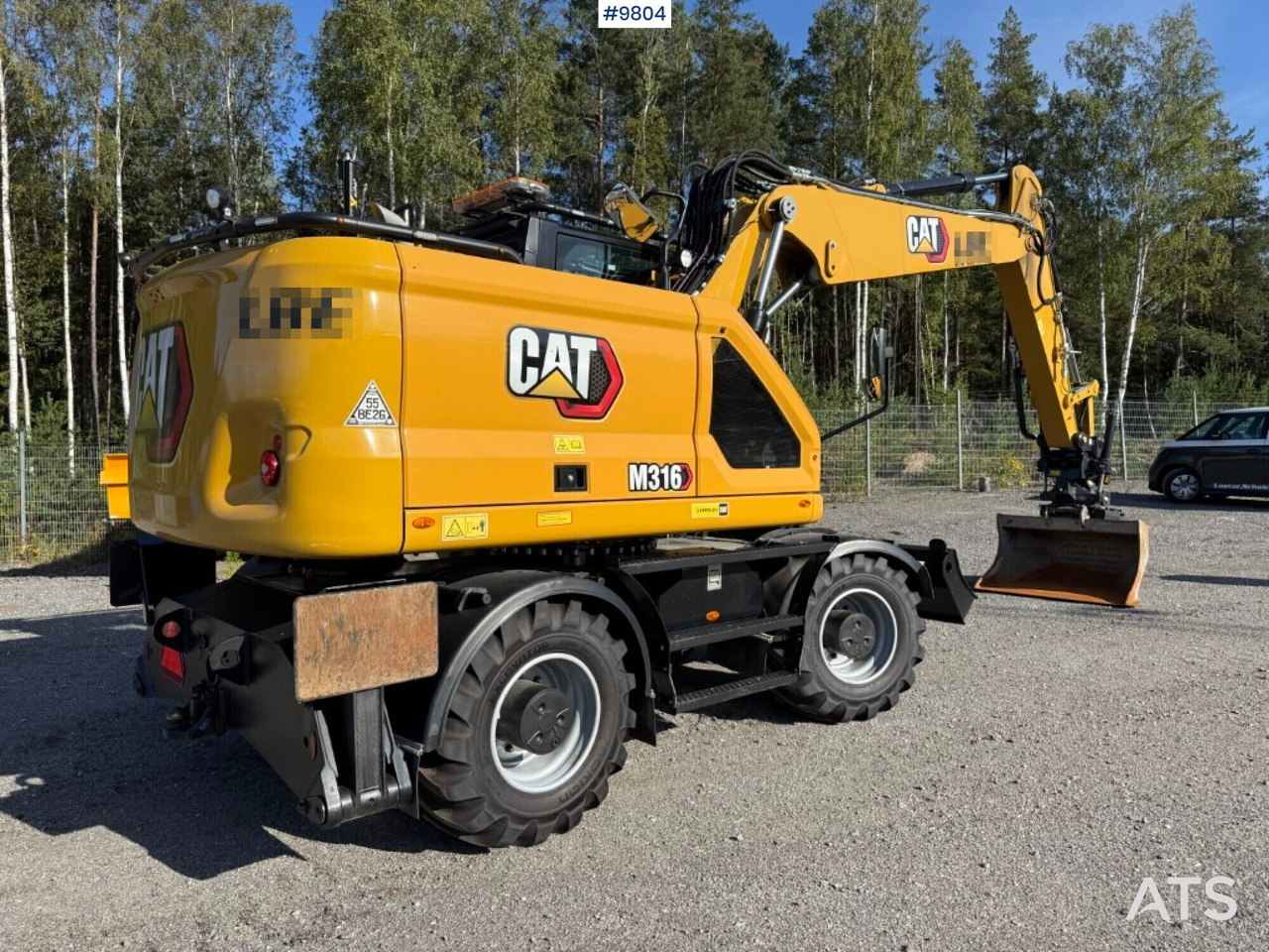 CAT M316 wheel excavator with tiltrotator, 3D excavation system, and grader bucket - Wheel excavator: picture 3 CAT M316 wheel excavator with tiltrotator, 3D excavation system, and grader bucket - Wheel excavator: picture 3