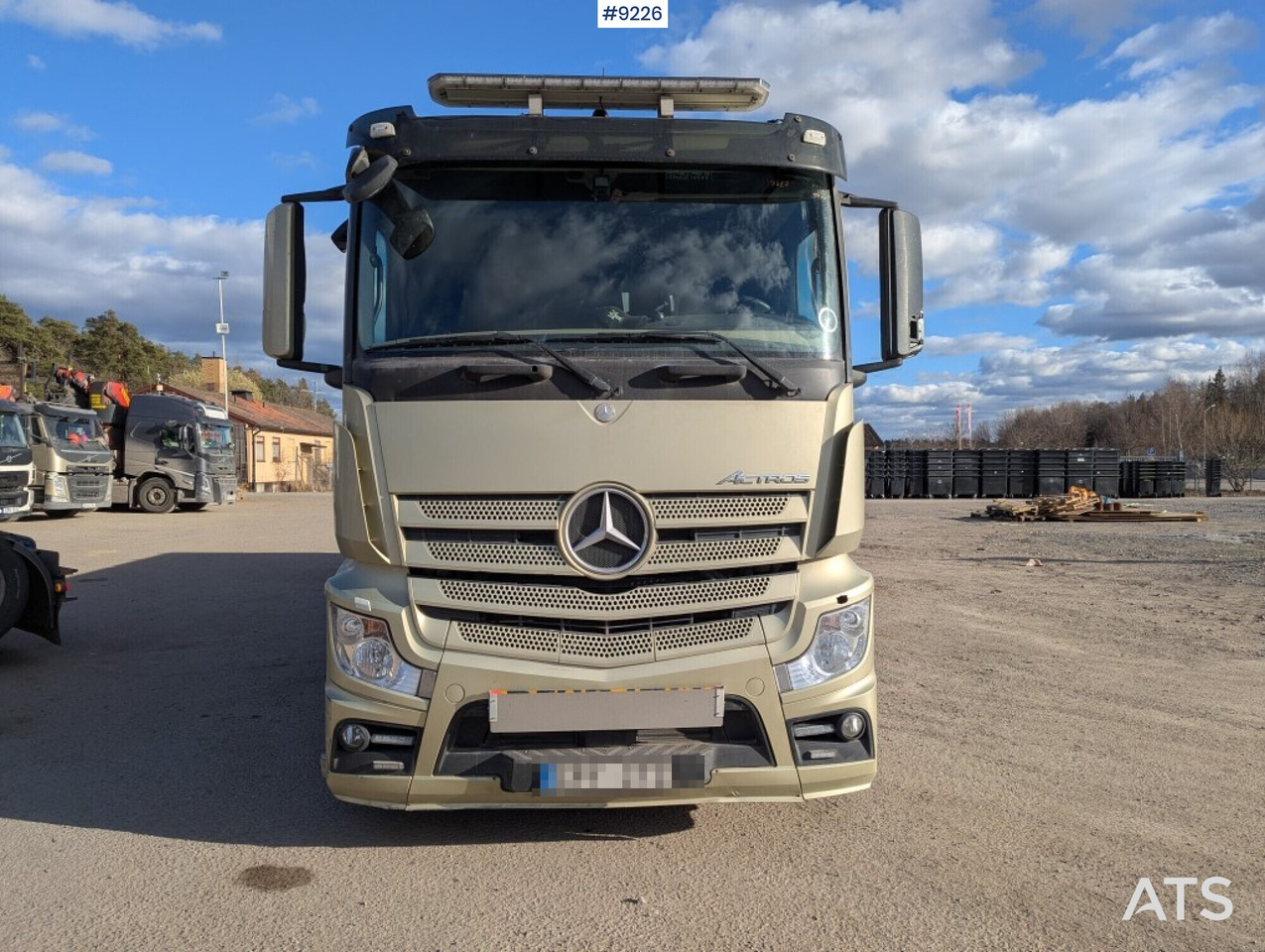 Dropside/ Flatbed truck, Crane truck Crane Truck Mercedes-Benz Actros 2542: picture 20