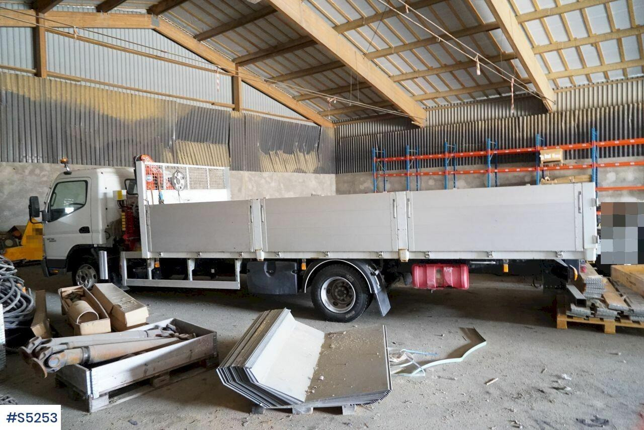 Crane truck with flat Mitsubishi Canter 7C15 - Crane truck: picture 2 Crane truck with flat Mitsubishi Canter 7C15 - Crane truck: picture 2