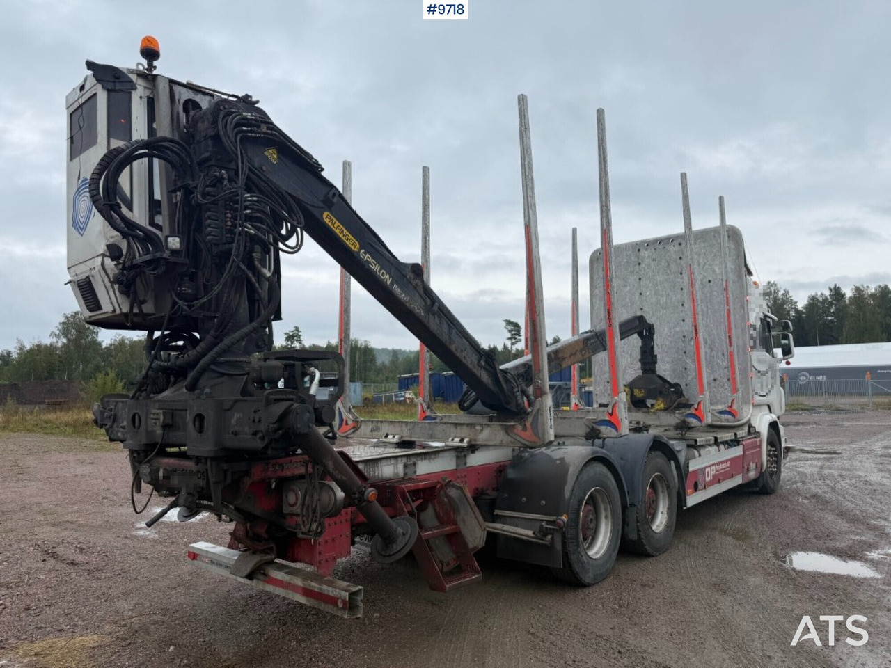 Log truck Scania R520 with crane - Log truck, Crane truck: picture 5 Log truck Scania R520 with crane - Log truck, Crane truck: picture 5
