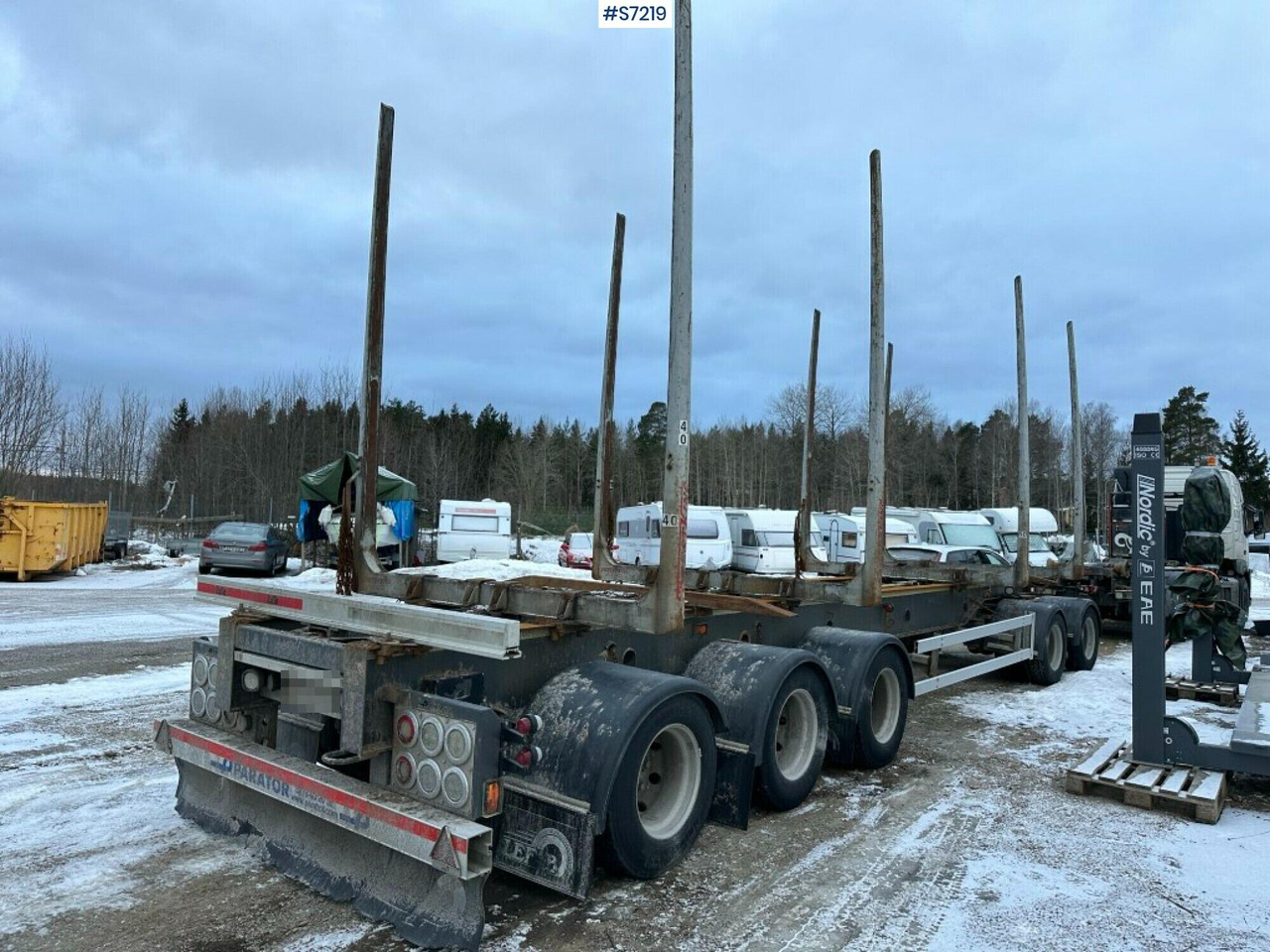 Logging trailer 5-axles, Parator SV 18-24 - Log trailer: picture 5 Logging trailer 5-axles, Parator SV 18-24 - Log trailer: picture 5