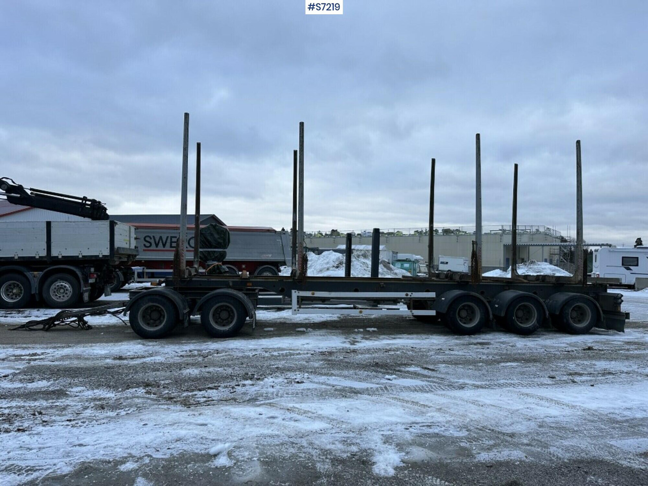 Logging trailer 5-axles, Parator SV 18-24 - Log trailer: picture 2 Logging trailer 5-axles, Parator SV 18-24 - Log trailer: picture 2