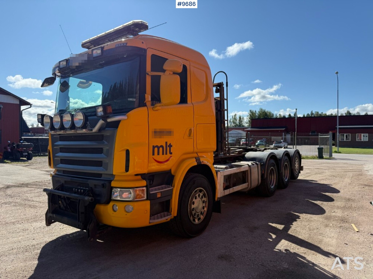 Scania G440 8X4 Lastväxlare plog och saltutrustad Rep.objekt - Hook lift truck: picture 1 Scania G440 8X4 Lastväxlare plog och saltutrustad Rep.objekt - Hook lift truck: picture 1