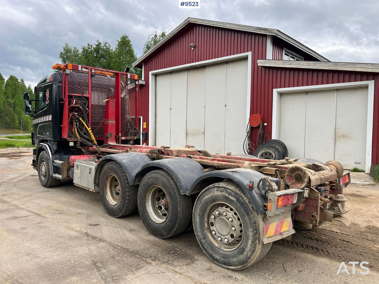 Scania R164 Tridem Hooklift - Hook lift truck: picture 3 Scania R164 Tridem Hooklift - Hook lift truck: picture 3
