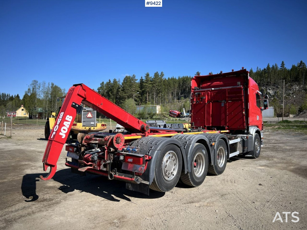 Tridem Hooklift Truck Scania G490 with plow brackets - Hook lift truck: picture 3 Tridem Hooklift Truck Scania G490 with plow brackets - Hook lift truck: picture 3