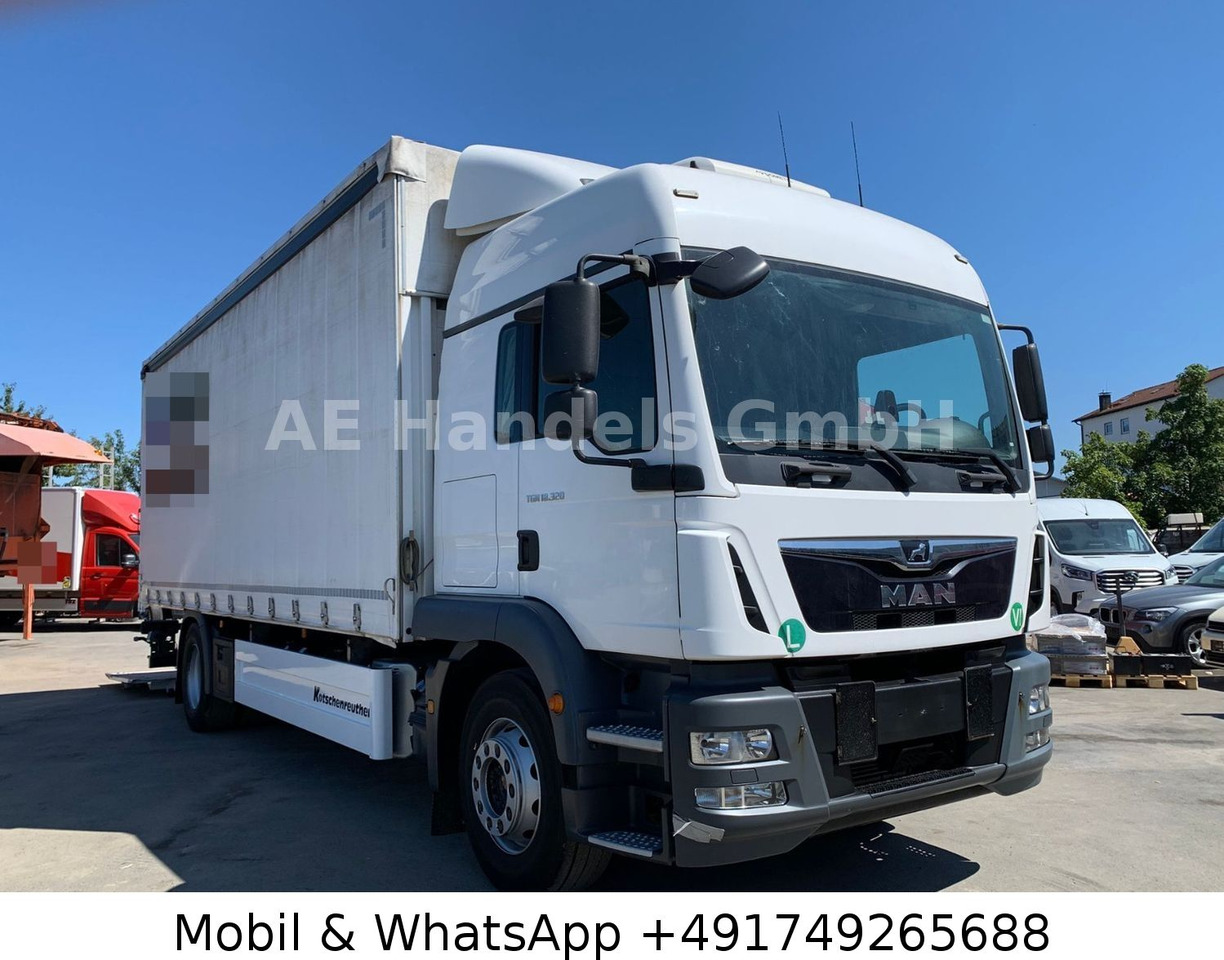 MAN TGM 18.320 L BL *Edscha/Tautliner/LBW/Standklima - Curtainsider truck: picture 1 MAN TGM 18.320 L BL *Edscha/Tautliner/LBW/Standklima - Curtainsider truck: picture 1