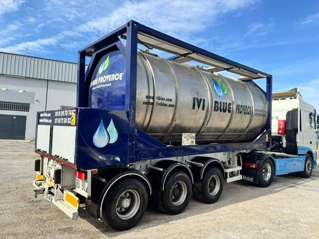 Tank semi-trailer for transportation of chemicals Fruehauf DAF XF 480 + REMORQUE FRUEHAUF CITERNE 23500€: picture 11
