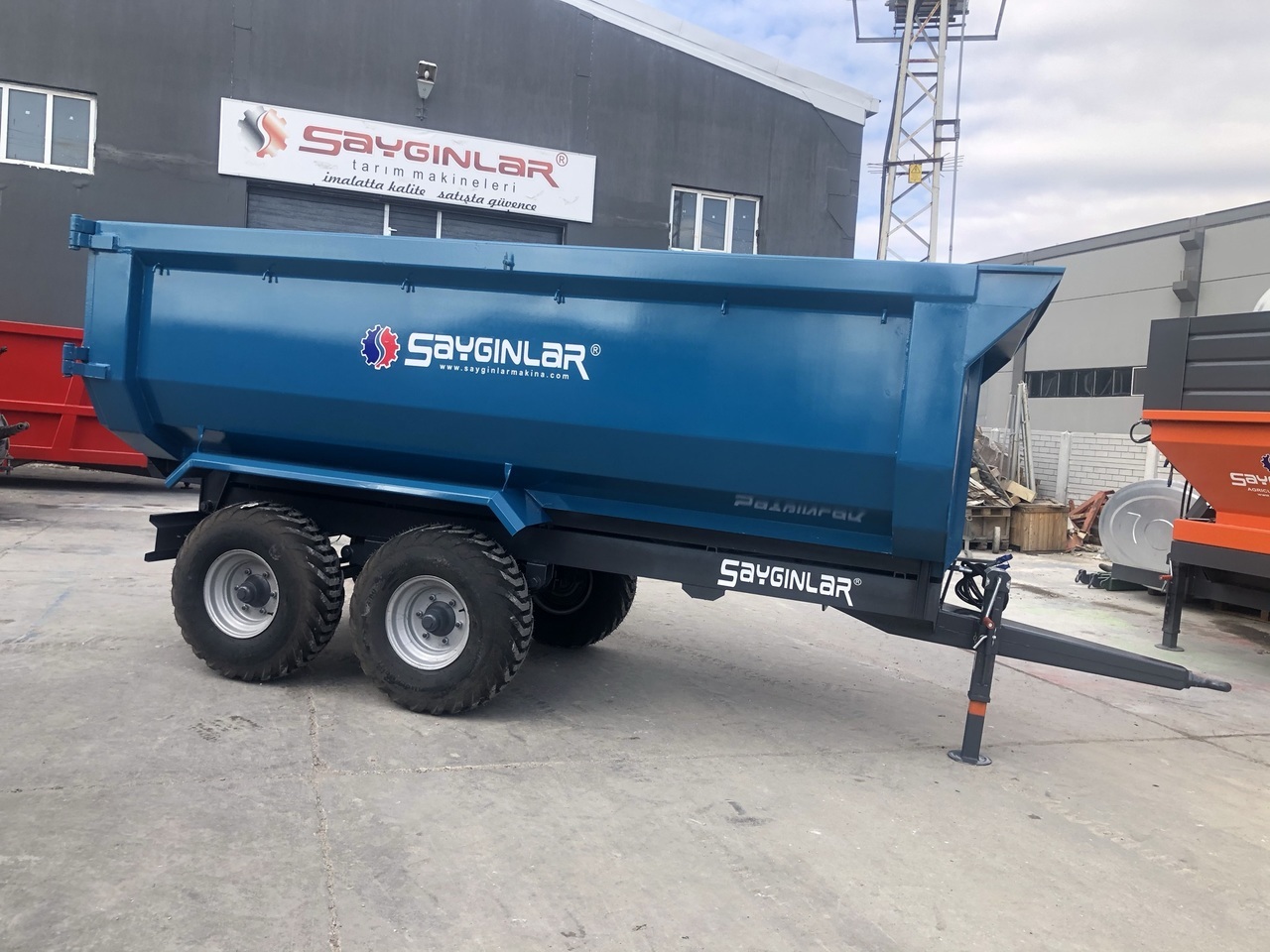 SAYGINLAR 8 TON DUMP TRAILER - Tipper trailer: picture 1 SAYGINLAR 8 TON DUMP TRAILER - Tipper trailer: picture 1