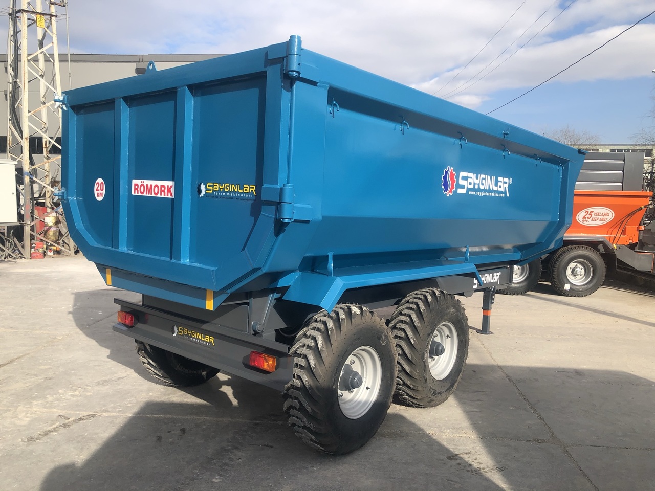 SAYGINLAR 8 TON DUMP TRAILER - Tipper trailer: picture 2 SAYGINLAR 8 TON DUMP TRAILER - Tipper trailer: picture 2