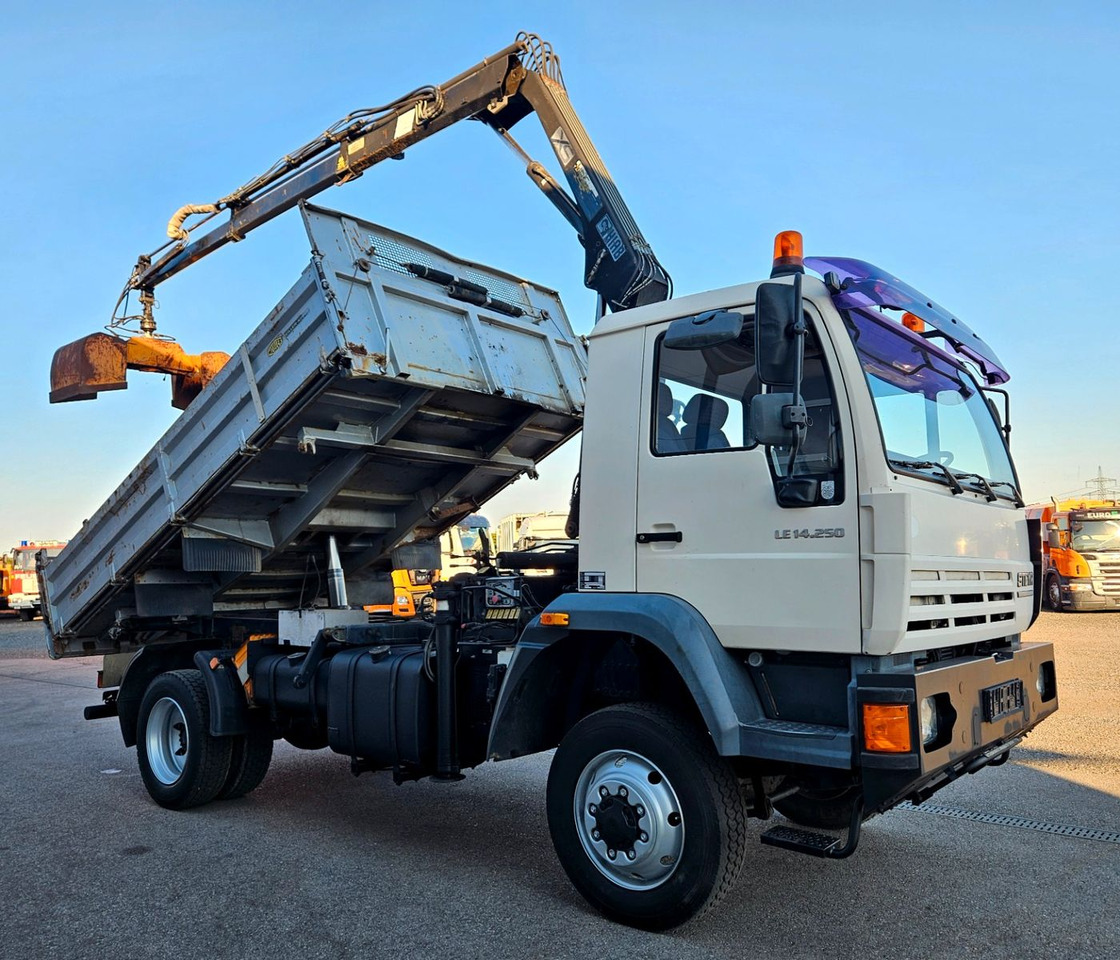 Tipper, Crane truck MAN LE 14.250 4x4 HIAB 077BS-2 Kran Greifer: picture 16 Tipper, Crane truck MAN LE 14.250 4x4 HIAB 077BS-2 Kran Greifer: picture 16
