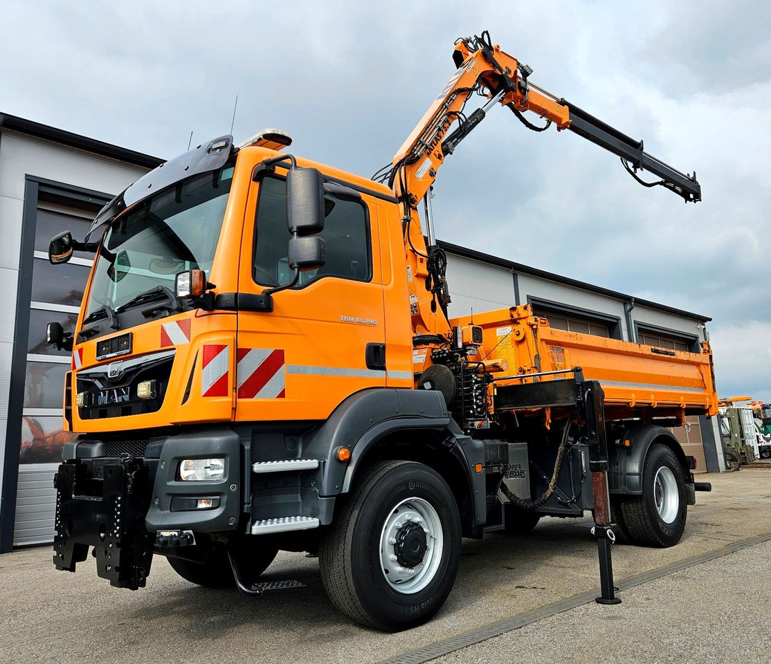 MAN TGM 18.290 4x4 Atlas 75.2 Kran Funk Euro6 - Tipper, Crane truck: picture 1 MAN TGM 18.290 4x4 Atlas 75.2 Kran Funk Euro6 - Tipper, Crane truck: picture 1