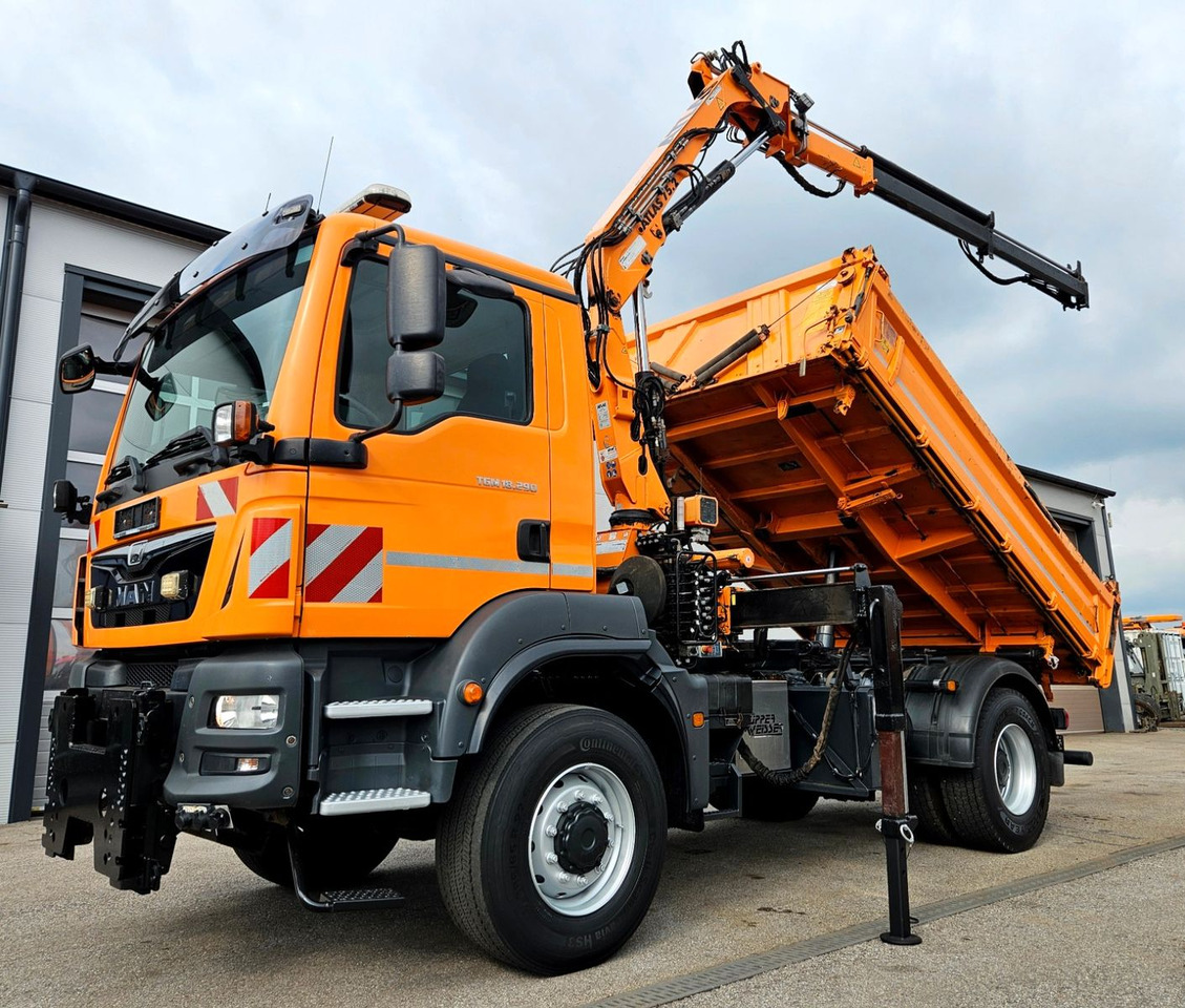 MAN TGM 18.290 4x4 Atlas 75.2 Kran Funk Euro6 - Tipper, Crane truck: picture 5 MAN TGM 18.290 4x4 Atlas 75.2 Kran Funk Euro6 - Tipper, Crane truck: picture 5