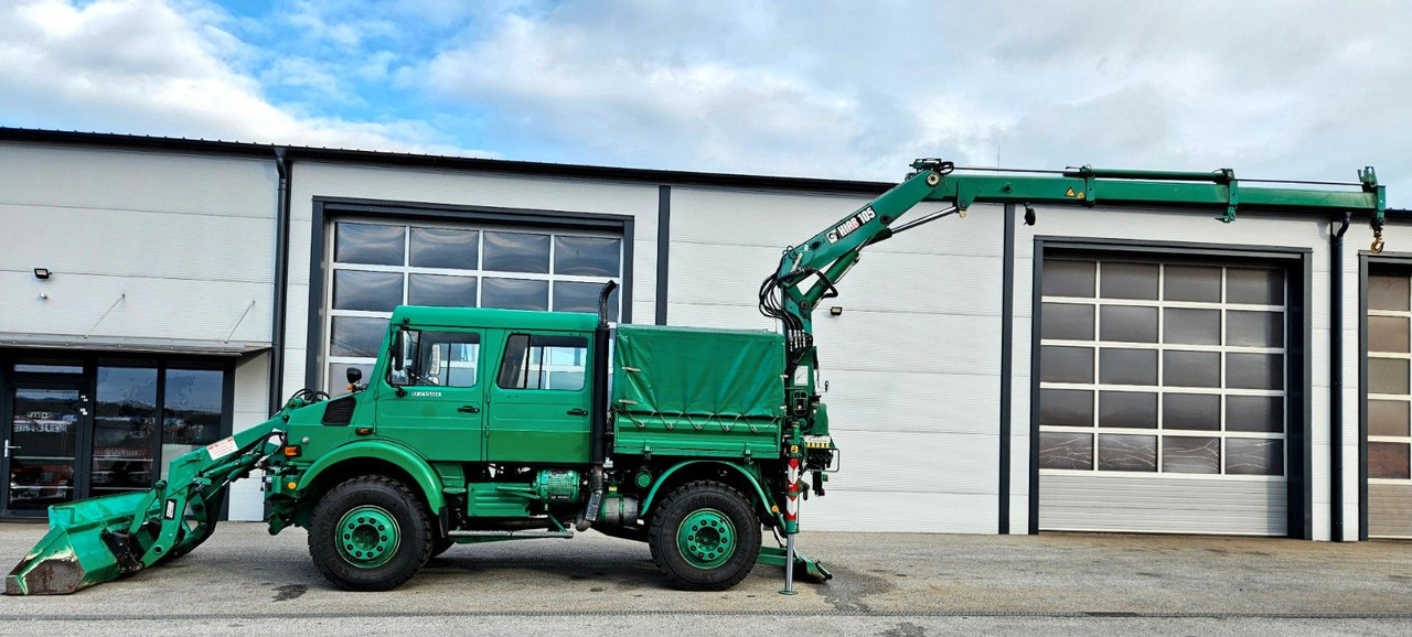 Unimog U2150 Doka HIAB 105 Kran Winde Frontlader - Truck, Crane truck: picture 2 Unimog U2150 Doka HIAB 105 Kran Winde Frontlader - Truck, Crane truck: picture 2
