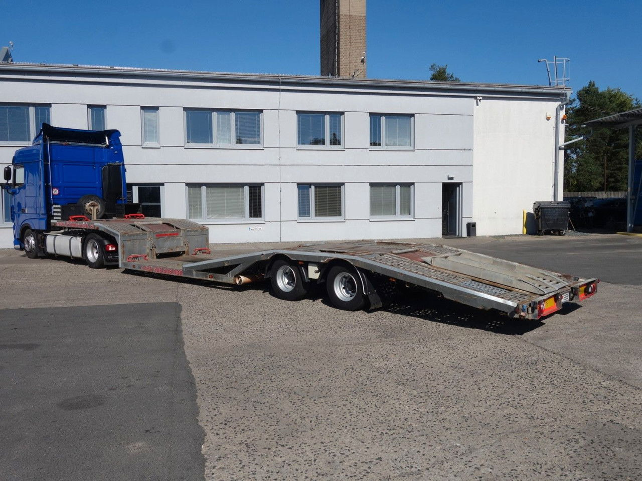 Autotransporter semi-trailer Diversen Svan CH33, für 2 LKWs: picture 7