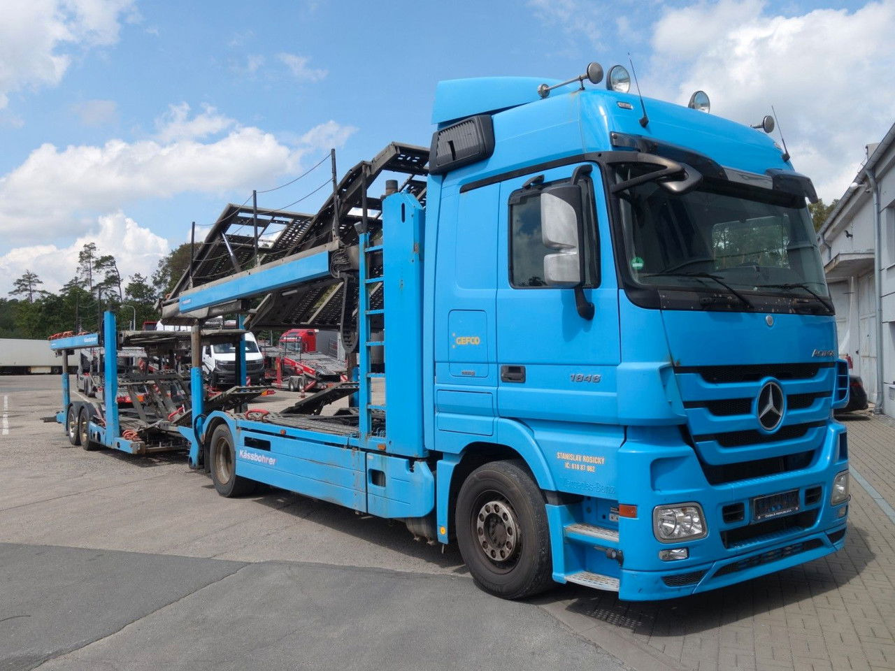 Mercedes-Benz Actros 1846 mit Kässbohrer Metago/Vario - Autotransporter truck: picture 3 Mercedes-Benz Actros 1846 mit Kässbohrer Metago/Vario - Autotransporter truck: picture 3