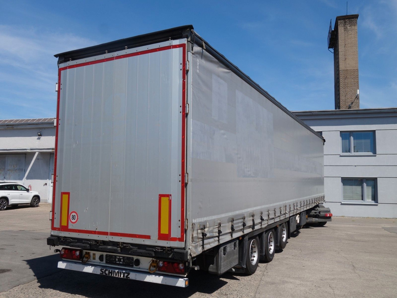 Schmitz Cargobull SCS 24/L Varios, MEGA, Liftaachse, 4 Stk. - Curtainsider semi-trailer: picture 2 Schmitz Cargobull SCS 24/L Varios, MEGA, Liftaachse, 4 Stk. - Curtainsider semi-trailer: picture 2