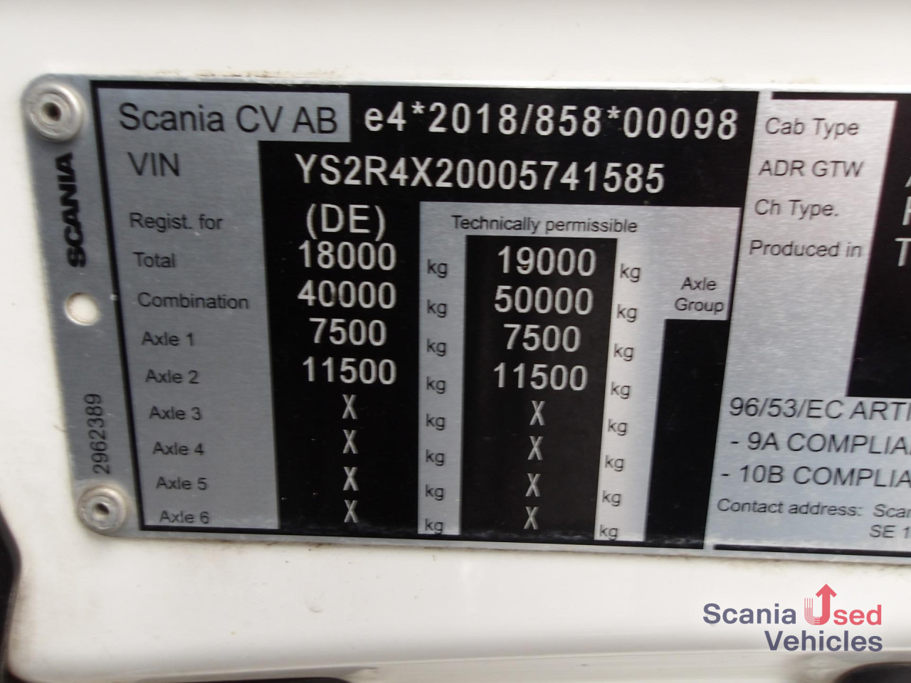 Tractor unit SCANIA R 460 NA - HYDRAULIK - HIGHLINE - 2x TANKs - ACC -: picture 7