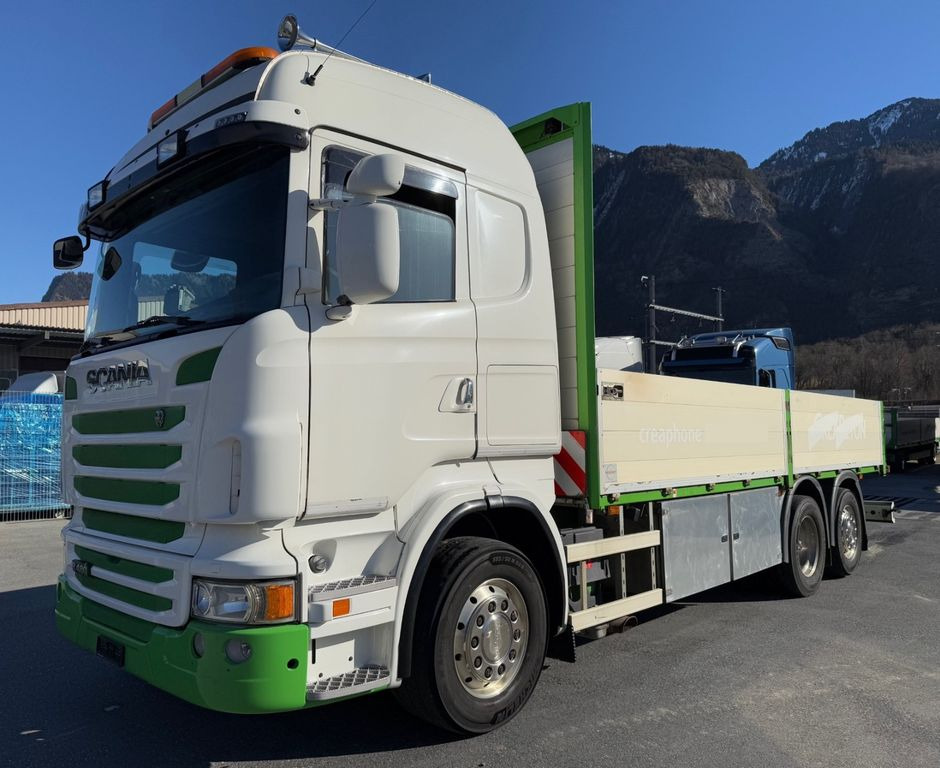 Scania R480 LB 6x2, E6, Pritsche mit Krankonsole - Dropside/ Flatbed truck: picture 1 Scania R480 LB 6x2, E6, Pritsche mit Krankonsole - Dropside/ Flatbed truck: picture 1