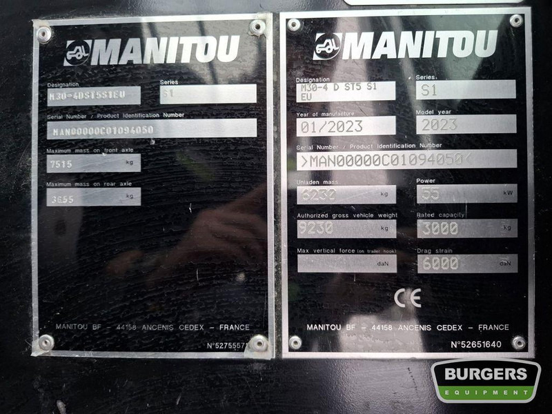 Manitou M30-4 - Rough terrain forklift: picture 5 Manitou M30-4 - Rough terrain forklift: picture 5