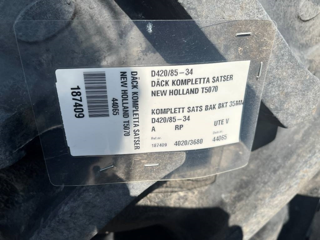 BKT 420/85R34 till New Holland T5070 - Tire for Agricultural machinery: picture 2 BKT 420/85R34 till New Holland T5070 - Tire for Agricultural machinery: picture 2