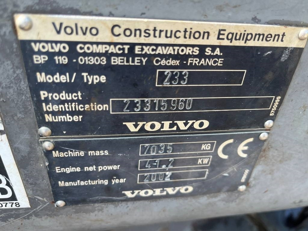 Volvo EC 70 - Mini excavator: picture 3 Volvo EC 70 - Mini excavator: picture 3