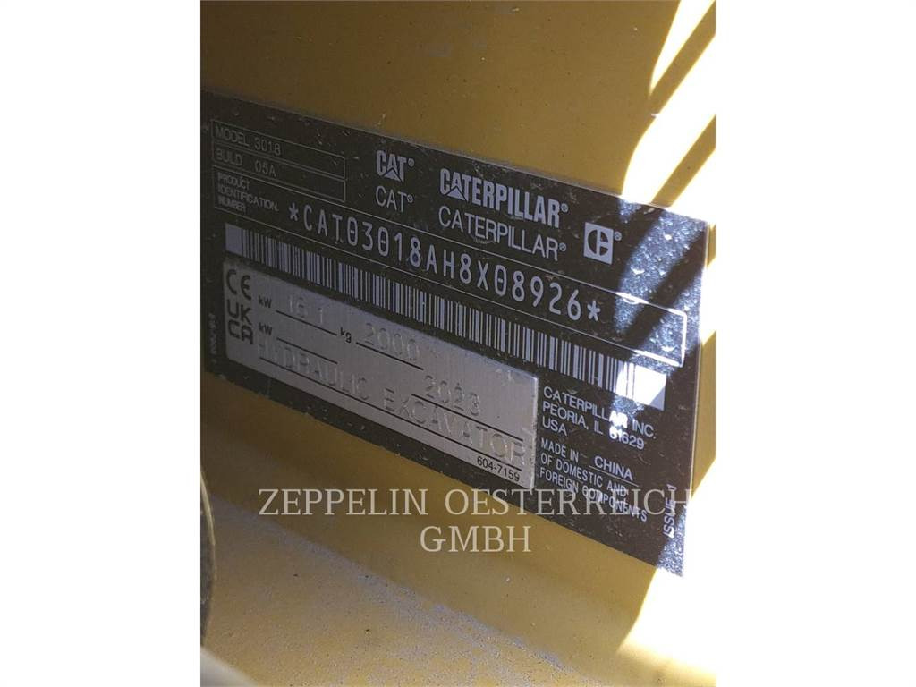 CAT 301.8-05 - Mini excavator: picture 5 CAT 301.8-05 - Mini excavator: picture 5