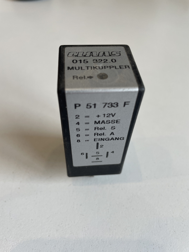 Claas Lexion - przekaźnik 0153220 015322.0 - Relay for Agricultural machinery: picture 1 Claas Lexion - przekaźnik 0153220 015322.0 - Relay for Agricultural machinery: picture 1