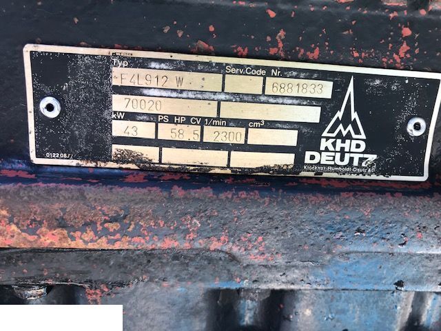 Engine and parts for Agricultural machinery Deutz F4L912W [CZĘŚCI]: picture 6