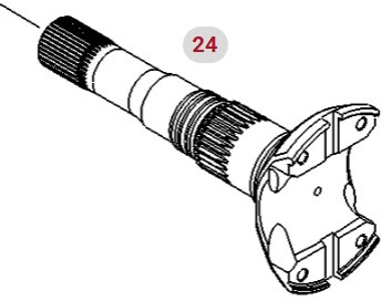 Fendt Vario 1038 1042 1046 1050 GEN 3 Wał Hamulcy Hamulców F530300200180 - Brake parts for Agricultural machinery: picture 1 Fendt Vario 1038 1042 1046 1050 GEN 3 Wał Hamulcy Hamulców F530300200180 - Brake parts for Agricultural machinery: picture 1