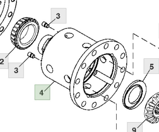 John Deere 7830 Obudowa Przedniej Osi R181021 - Axle and parts for Agricultural machinery: picture 1 John Deere 7830 Obudowa Przedniej Osi R181021 - Axle and parts for Agricultural machinery: picture 1