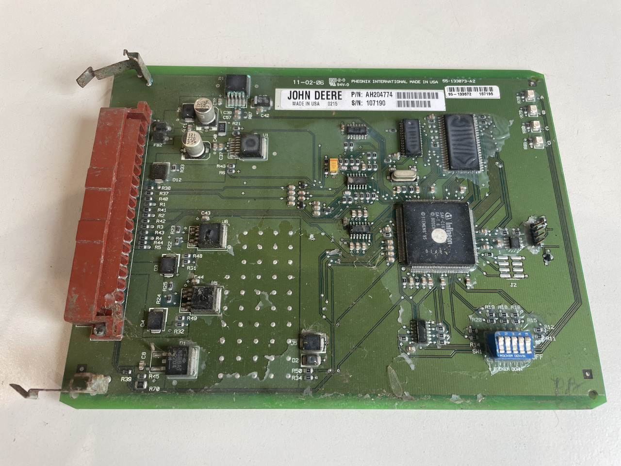John Deere 9400 9500 CTS - płytka obwodowa AH206742 - Electrical system for Farm tractor: picture 1 John Deere 9400 9500 CTS - płytka obwodowa AH206742 - Electrical system for Farm tractor: picture 1