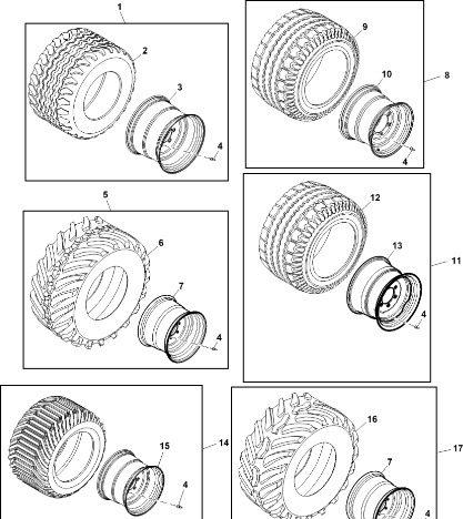 John Deere 960 - Felga DC216462 (Rama, pokrywy, róźne) - Rim for Agricultural machinery: picture 1 John Deere 960 - Felga DC216462 (Rama, pokrywy, róźne) - Rim for Agricultural machinery: picture 1