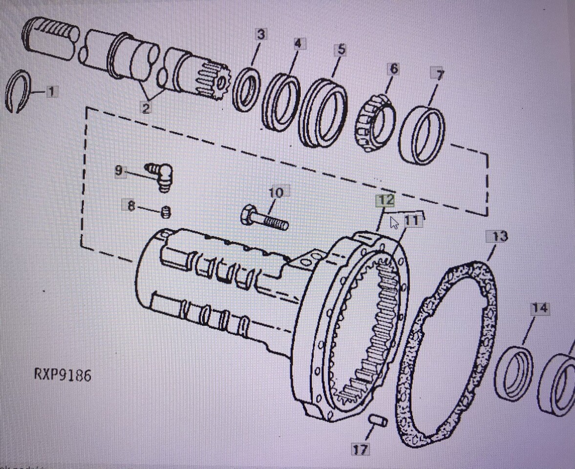 John Deere AR102235/obudowa tylnej osi/John Deere 4555/4755/4955 - Rear axle for Agricultural machinery: picture 1 John Deere AR102235/obudowa tylnej osi/John Deere 4555/4755/4955 - Rear axle for Agricultural machinery: picture 1