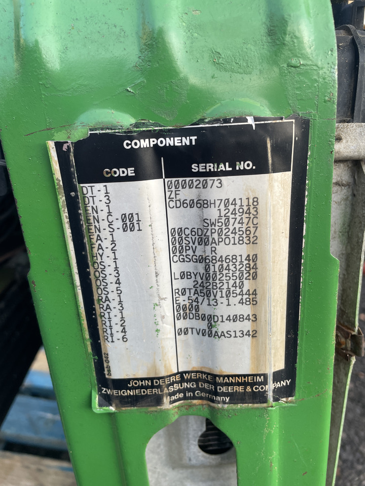 John Deere seria 6005 6020 7020 - chłodnica wody AL168727 - Intercooler: picture 2 John Deere seria 6005 6020 7020 - chłodnica wody AL168727 - Intercooler: picture 2