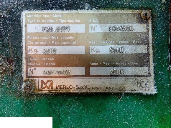 ŁADOWARKA TELESKOPOWA Merlo p26.6 spt - CZĘŚCI - ATAK - Transmission for Agricultural machinery: picture 5 ŁADOWARKA TELESKOPOWA Merlo p26.6 spt - CZĘŚCI - ATAK - Transmission for Agricultural machinery: picture 5