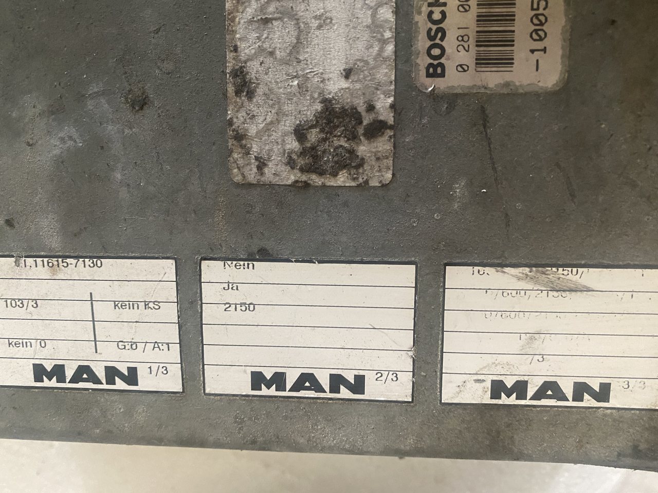 MAN A20 0077 Bosch 0 281 001 521 Jednostka sterująca - ECU for Agricultural machinery: picture 1 MAN A20 0077 Bosch 0 281 001 521 Jednostka sterująca - ECU for Agricultural machinery: picture 1