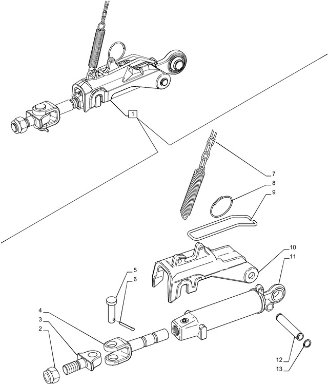 New Holland T6090 T6070 Drazek stabilizatora 87600527 - Anti-roll bar for Farm tractor: picture 1 New Holland T6090 T6070 Drazek stabilizatora 87600527 - Anti-roll bar for Farm tractor: picture 1