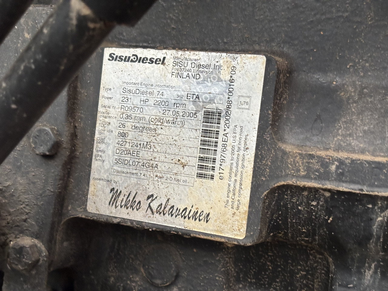 Sisu Diesel 74 234 ETA 181 5SIDL07.4G4A Silnik Słupek Blok Kolektor Koło Zamachowe Pokrywa CZĘŚCI - Flywheel for Agricultural machinery: picture 3 Sisu Diesel 74 234 ETA 181 5SIDL07.4G4A Silnik Słupek Blok Kolektor Koło Zamachowe Pokrywa CZĘŚCI - Flywheel for Agricultural machinery: picture 3