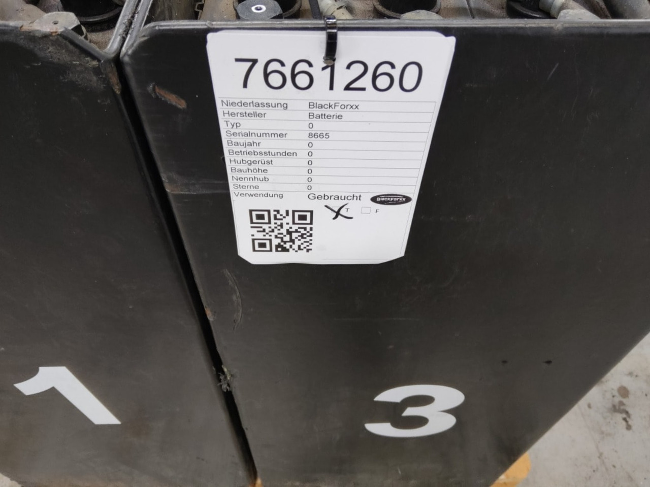 Battery Package - 2 Pcs. - Battery for Material handling equipment: picture 2 Battery Package - 2 Pcs. - Battery for Material handling equipment: picture 2